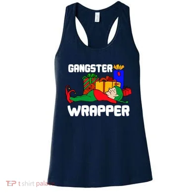 Gangster Wrapper Elf Gift Wrapping Women's Tank Top