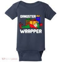 Gangster Wrapper Elf Gift Wrapping Baby Bodysuit thumb 0