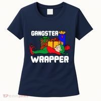 Gangster Wrapper Elf Gift Wrapping Women's T-Shirt thumb 0