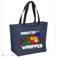 Gangster Wrapper Elf Gift Wrapping Tote Bag thumb 2