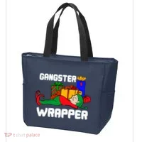 Gangster Wrapper Elf Gift Wrapping Tote Bag thumb 3