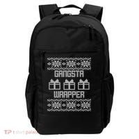 Gangster Wrapper Ugly Christmas Backpack thumb 0
