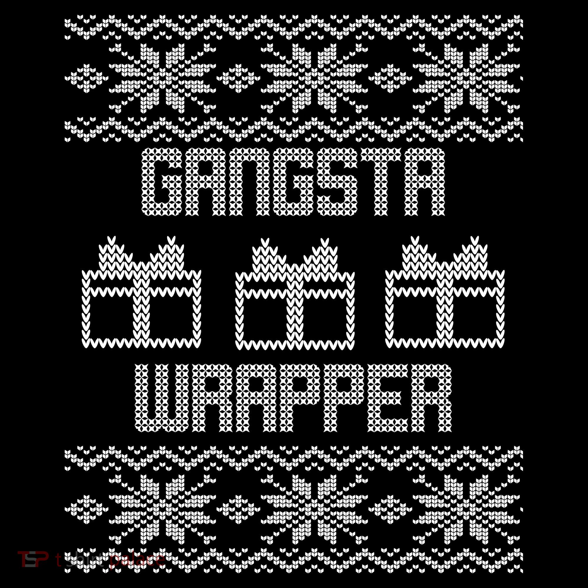Gangster Wrapper Ugly Christmas Bucket Hat