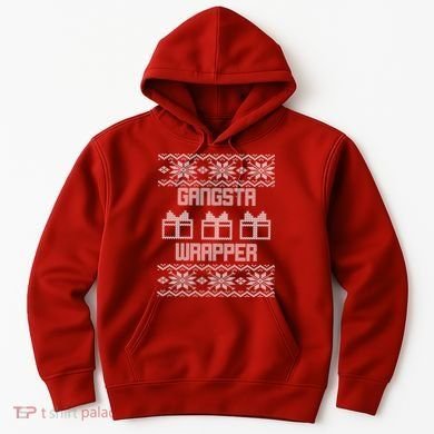 Gangster Wrapper Ugly Christmas Hoodie