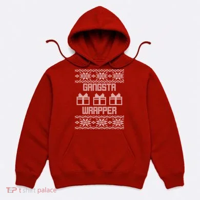 Gangster Wrapper Ugly Christmas Hoodie
