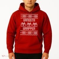 Gangster Wrapper Ugly Christmas Hoodie thumb 2