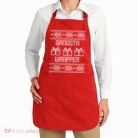 Gangster Wrapper Ugly Christmas Apron thumb 2