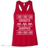 Gangster Wrapper Ugly Christmas Women's Tank Top thumb 0
