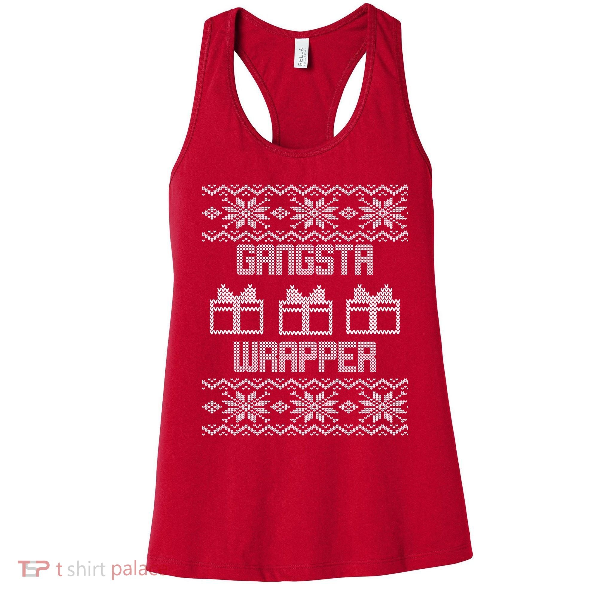 Gangster Wrapper Ugly Christmas Women's Tank Top