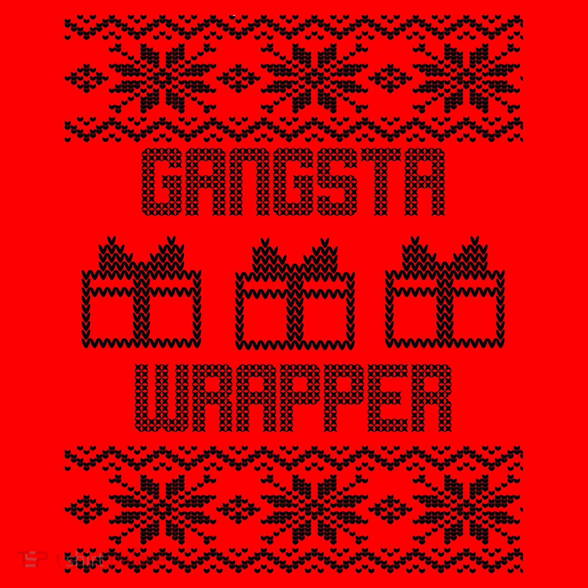 Gangster Wrapper Ugly Christmas Santa Hat