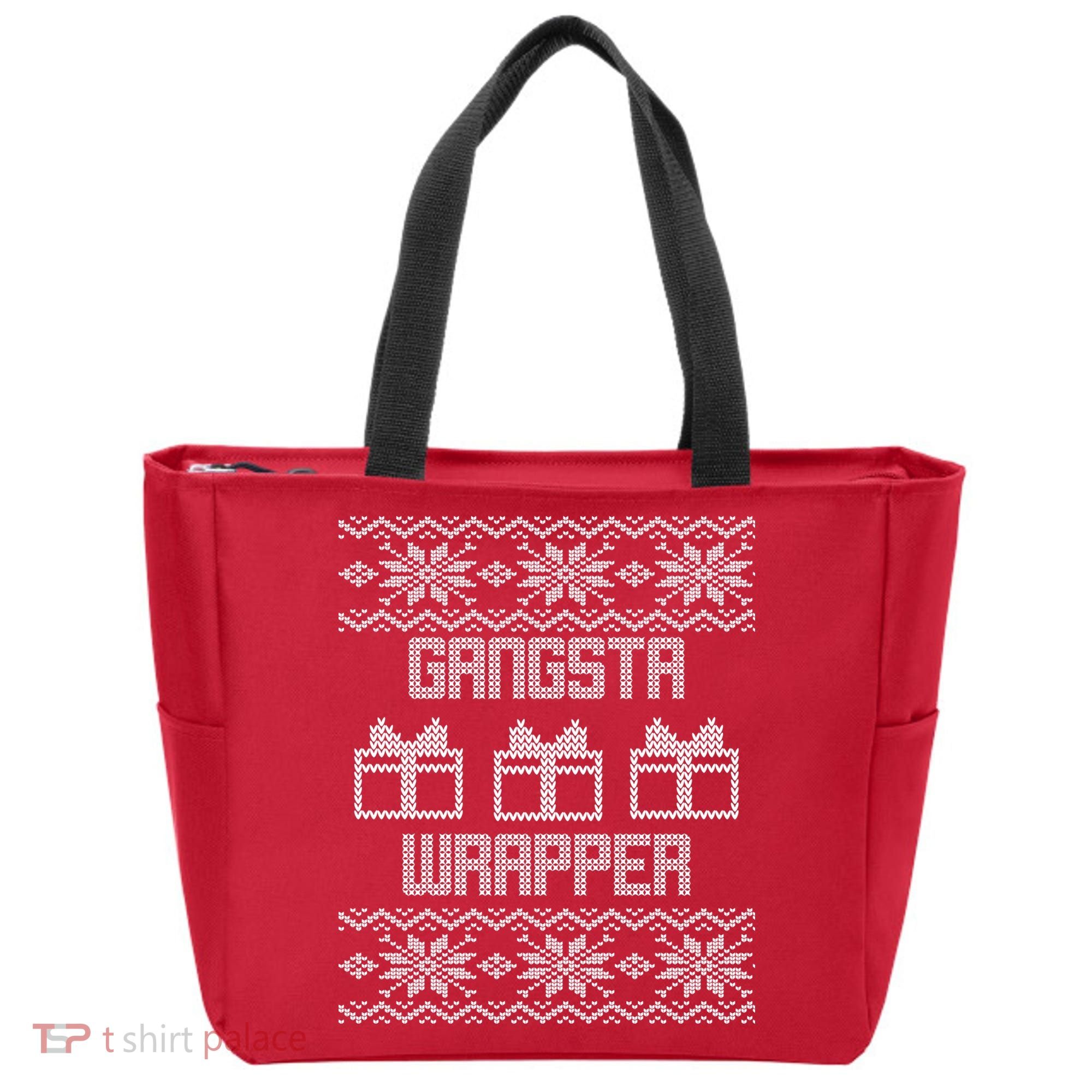 Gangster Wrapper Ugly Christmas Tote Bag
