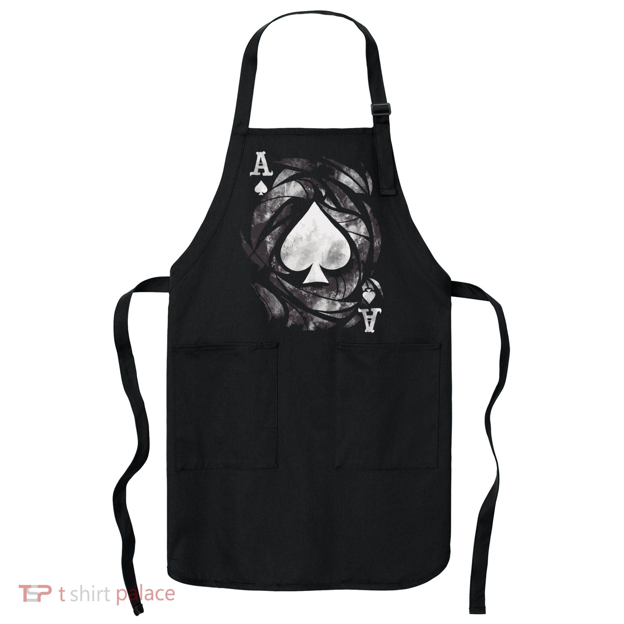 Grunge Ace Of Spades Apron