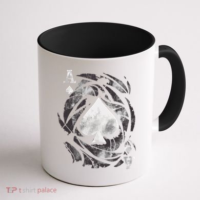 Grunge Ace Of Spades Coffee Mug back