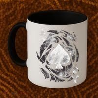 Grunge Ace Of Spades Coffee Mug thumb 2
