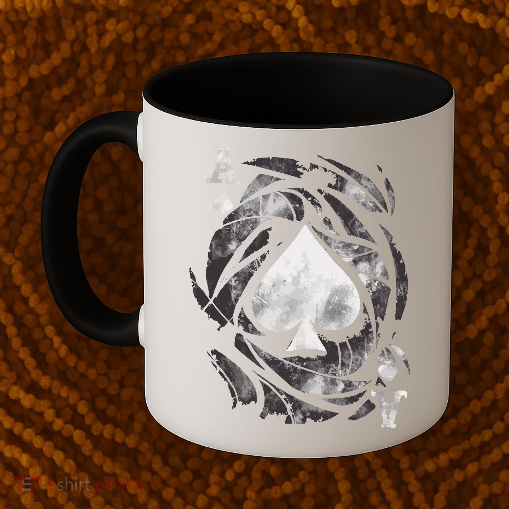 Grunge Ace Of Spades Coffee Mug