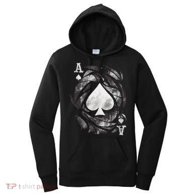 Grunge Ace Of Spades Women's Hoodie