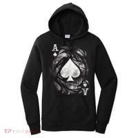 Grunge Ace Of Spades Women's Hoodie thumb 0