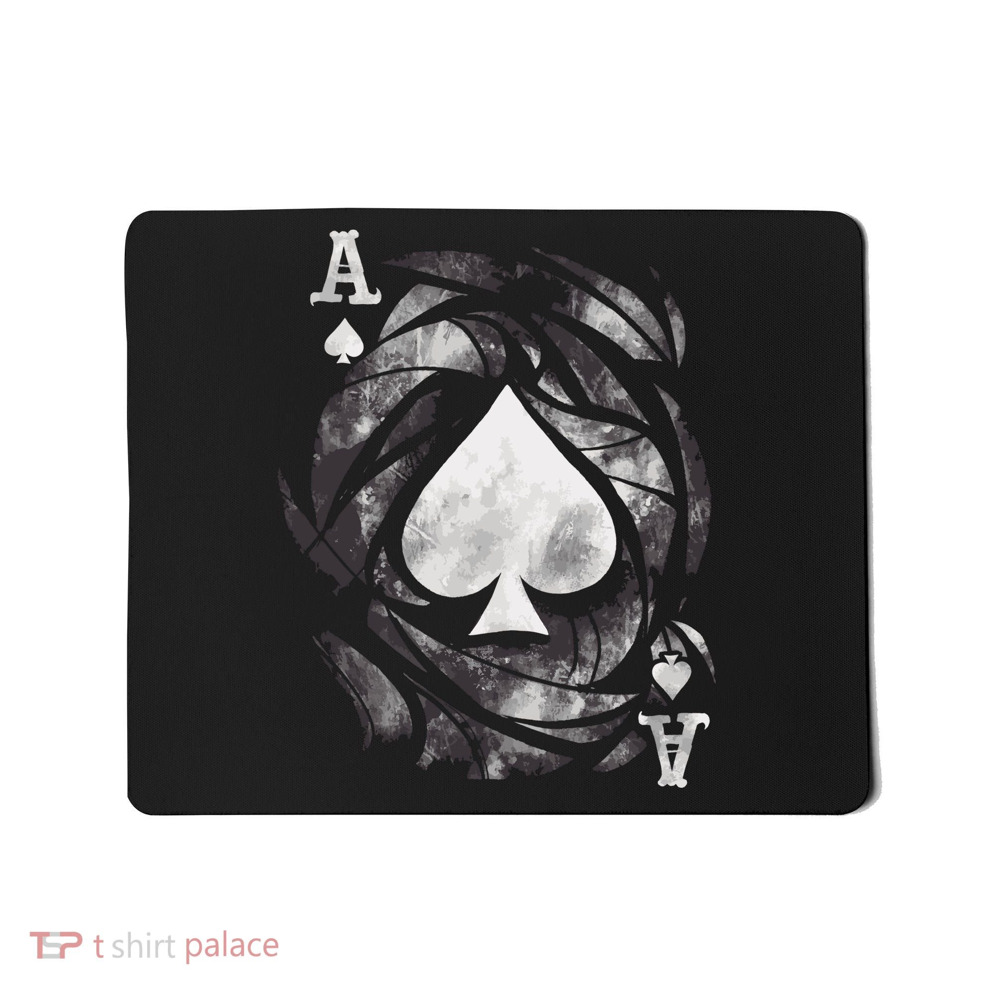 Grunge Ace Of Spades Mousepad