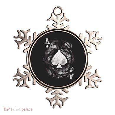 Grunge Ace Of Spades Ornament