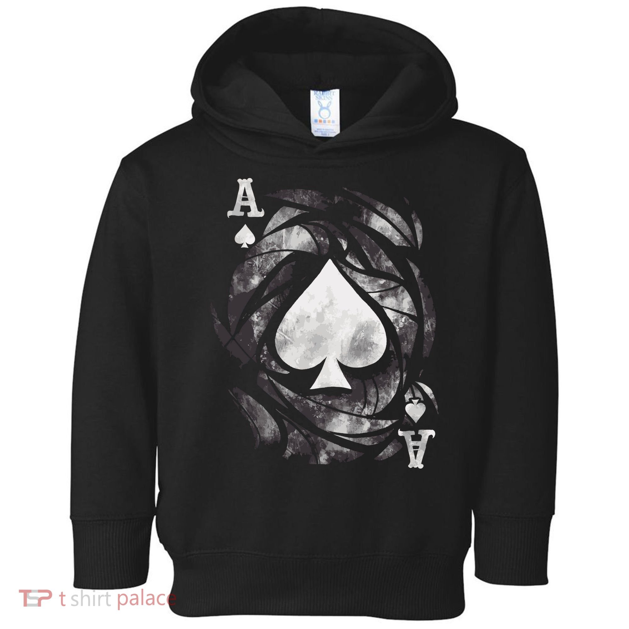 Grunge Ace Of Spades Toddler Hoodie
