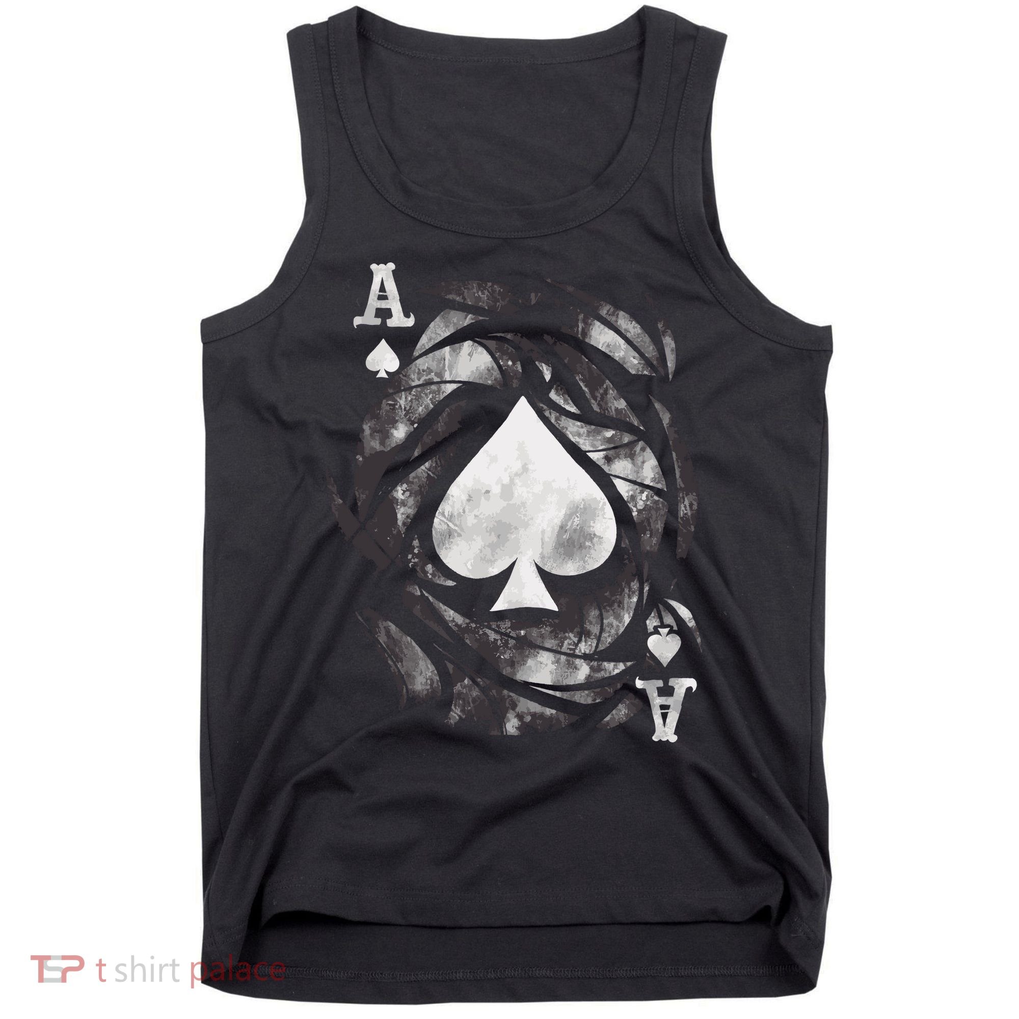 Grunge Ace Of Spades Tank Top