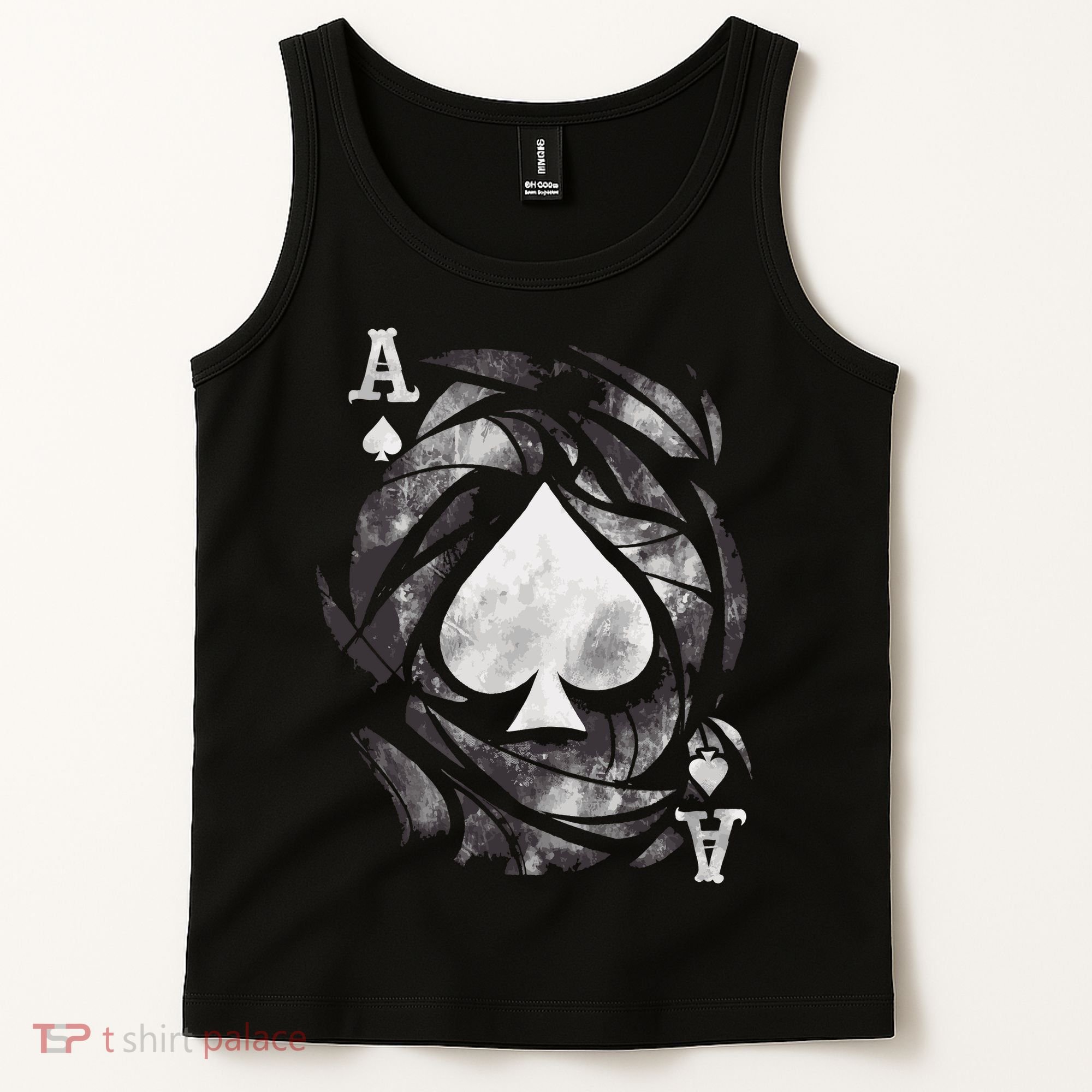 Grunge Ace Of Spades Tank Top