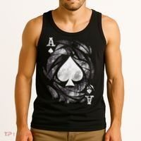 Grunge Ace Of Spades Tank Top thumb 3
