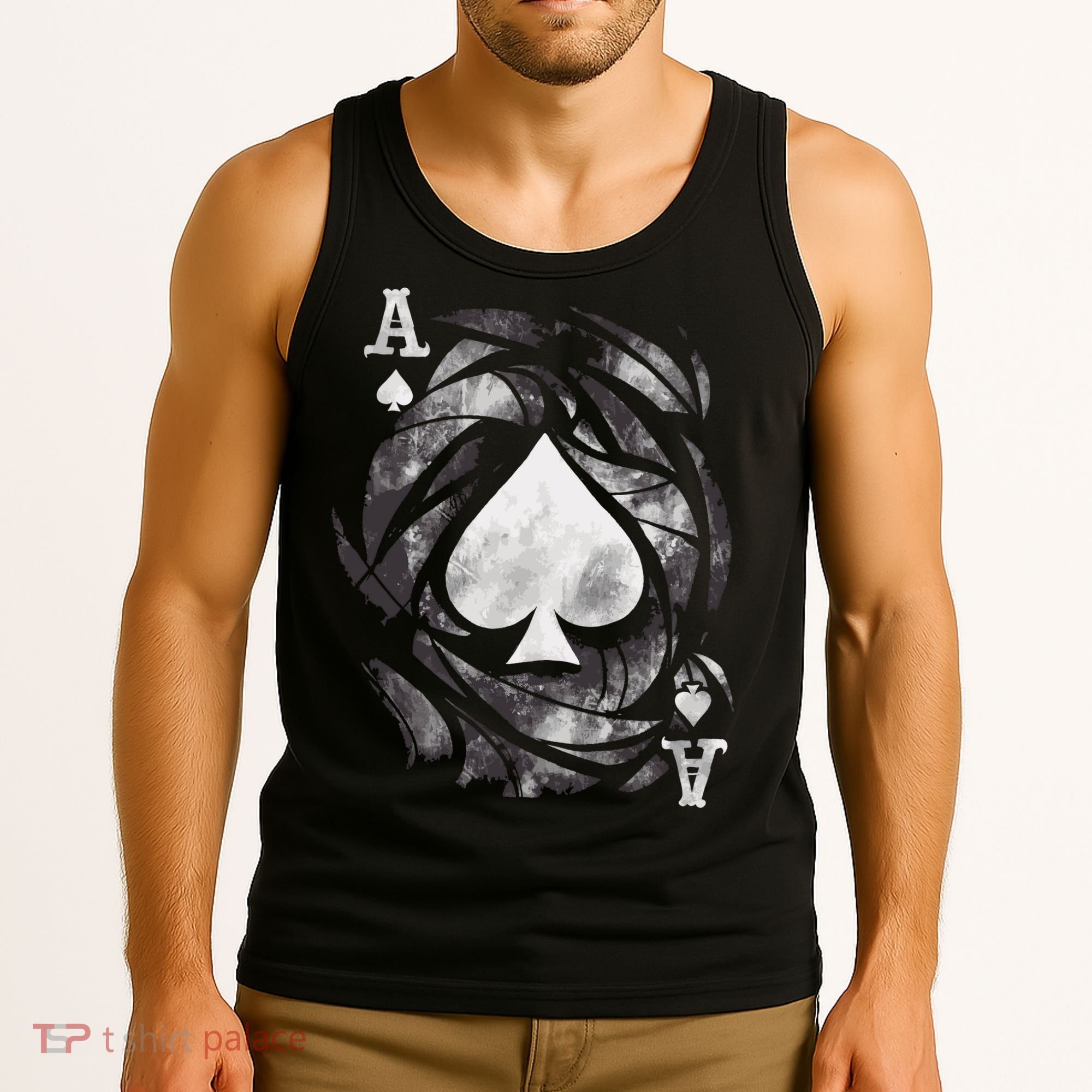 Grunge Ace Of Spades Tank Top
