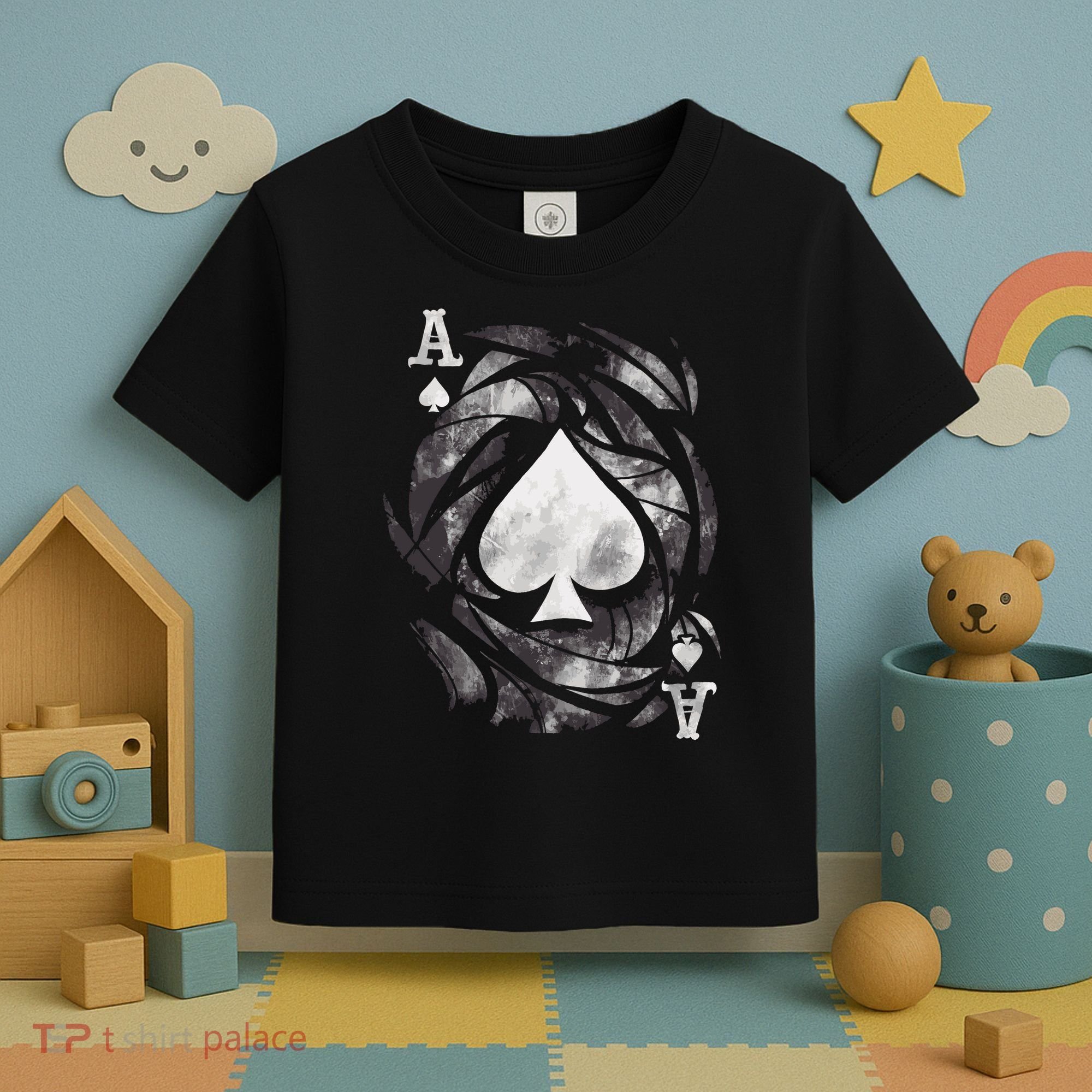 Grunge Ace Of Spades Toddler T-Shirt