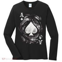 Grunge Ace Of Spades Women's Long Sleeve Shirt thumb 0