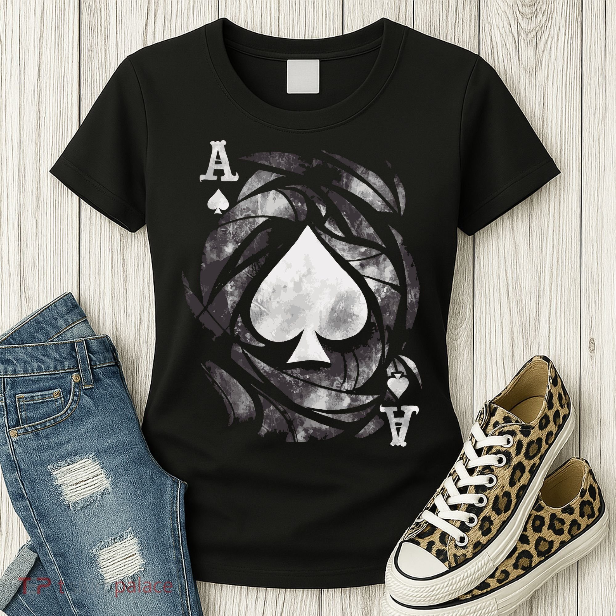 Grunge Ace Of Spades Women's T-Shirt