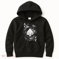 Grunge Ace Of Spades Kids Hoodie thumb 0