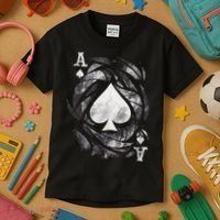 Grunge Ace Of Spades Kids T-Shirt thumb 3