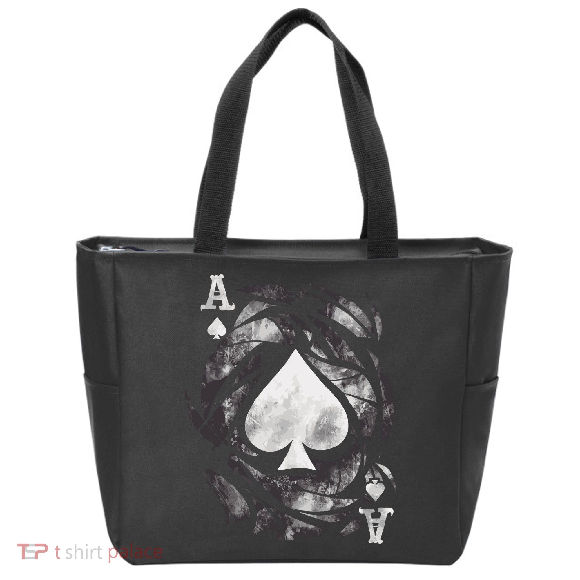 Grunge Ace Of Spades Tote Bag