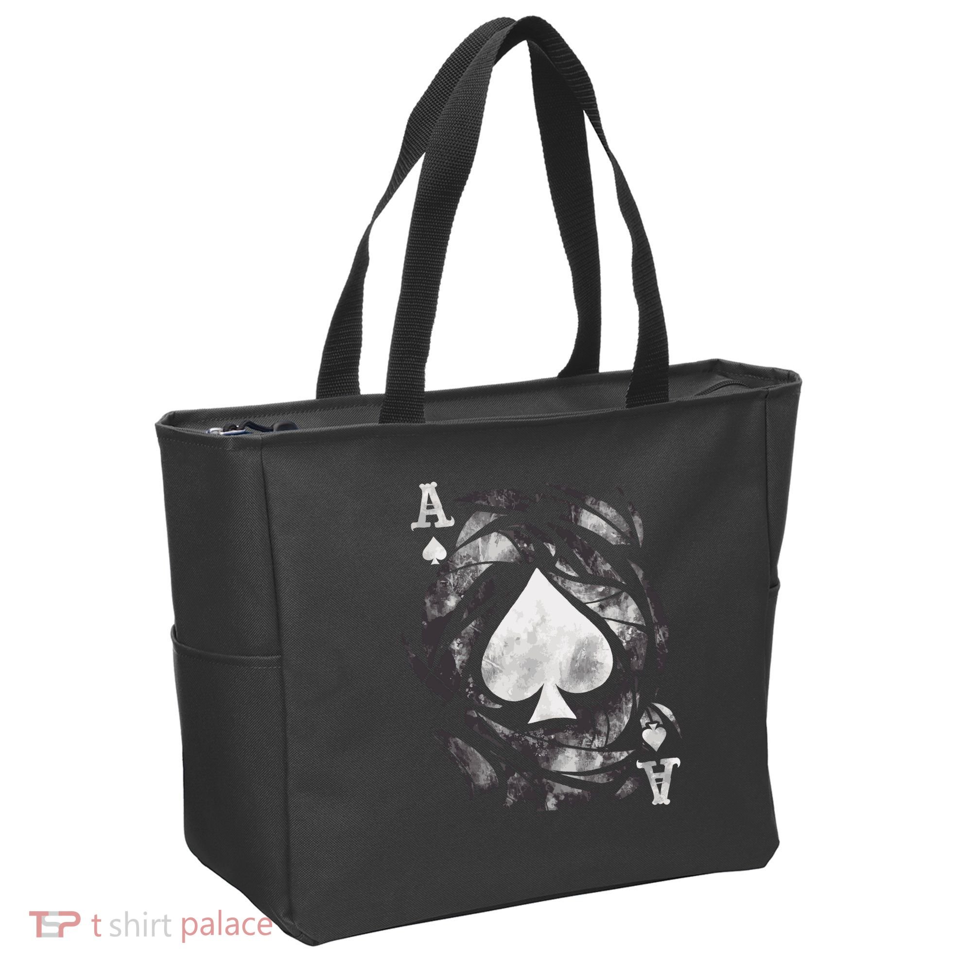 Grunge Ace Of Spades Tote Bag