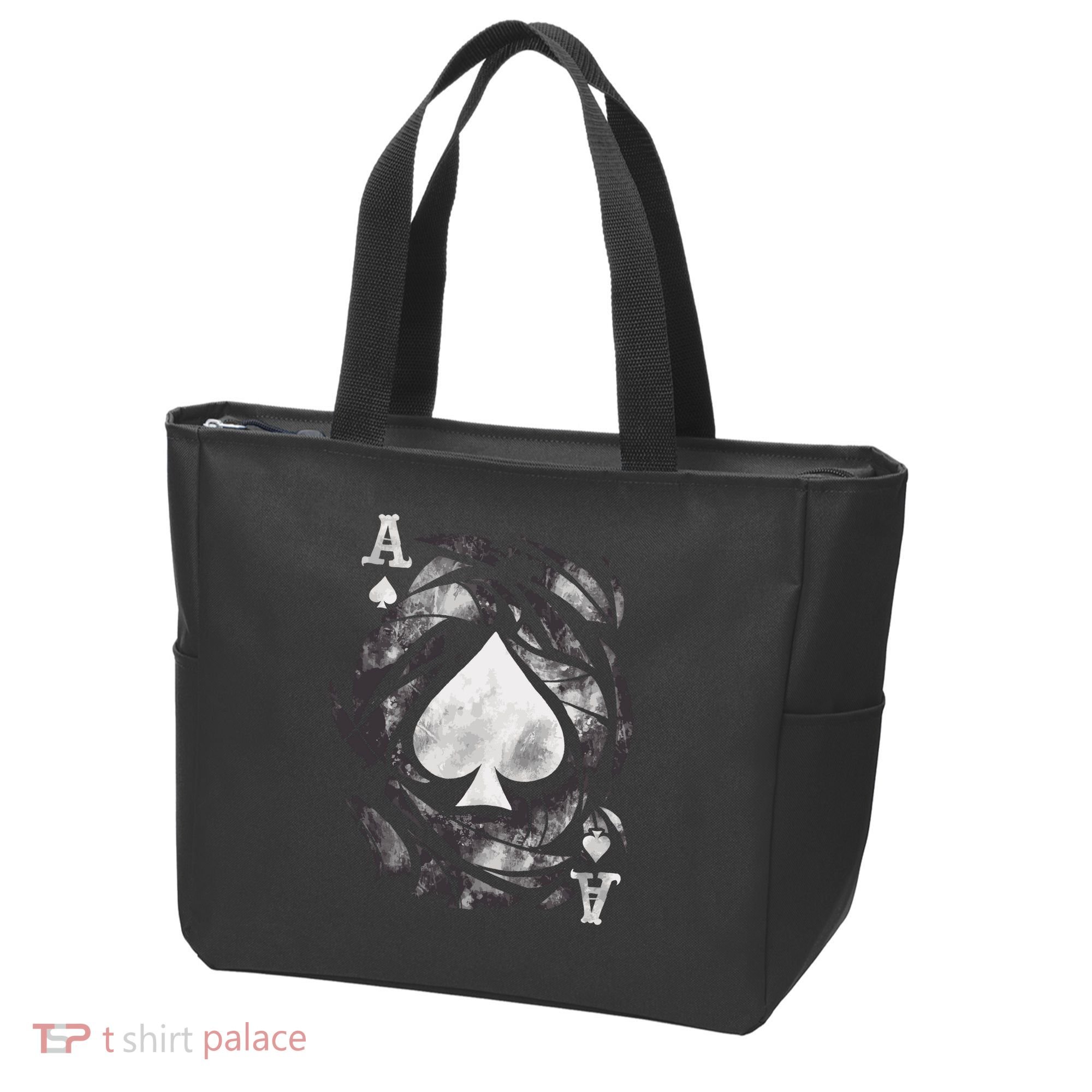 Grunge Ace Of Spades Tote Bag
