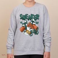 Girl Afro Oxidized Green 4s Matching Women's Sweatshirt thumb 0