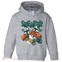 Girl Afro Oxidized Green 4s Matching Toddler Hoodie thumb 0