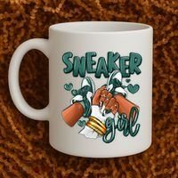 Girl Afro Oxidized Green 4s Matching Coffee Mug thumb 2