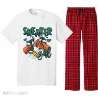 Girl Afro Oxidized Green 4s Matching Pajama Set thumb 0