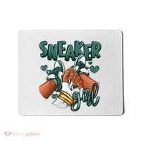 Girl Afro Oxidized Green 4s Matching Mousepad thumb 0