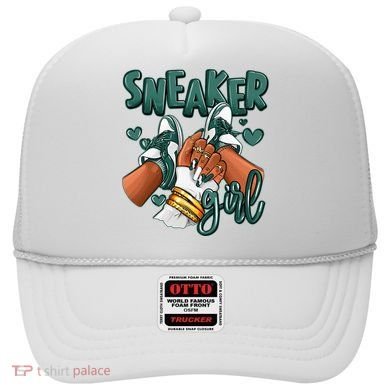 Girl Afro Oxidized Green 4s Matching Hat