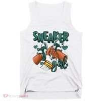 Girl Afro Oxidized Green 4s Matching Tank Top thumb 0