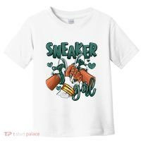 Girl Afro Oxidized Green 4s Matching Toddler T-Shirt thumb 0