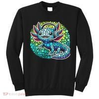 Gamer Axolotl Polka Dot Video Games Day Headphone Sweatshirt thumb 0