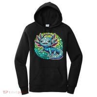 Gamer Axolotl Polka Dot Video Games Day Headphone Women's Hoodie thumb 0