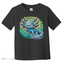 Gamer Axolotl Polka Dot Video Games Day Headphone Toddler T-Shirt thumb 0
