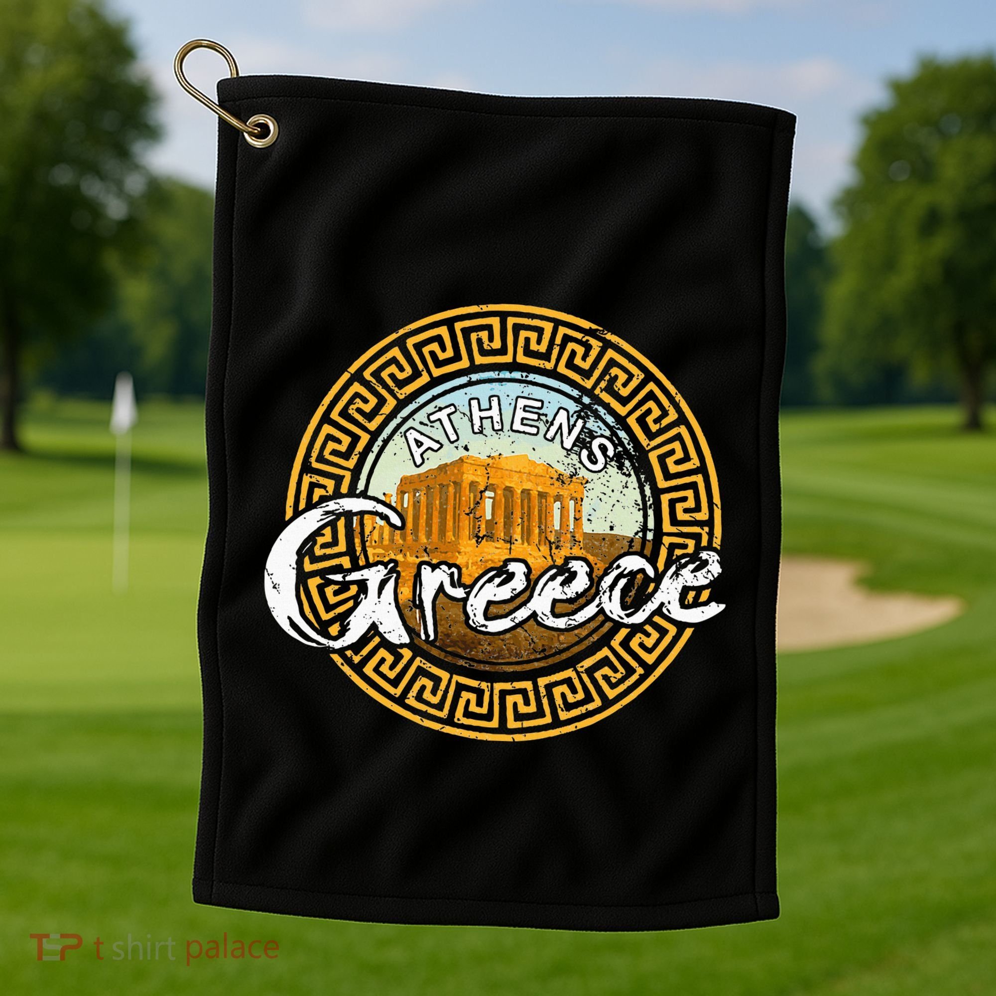 Greece Athens Parthenon Acropolis Golf Towel