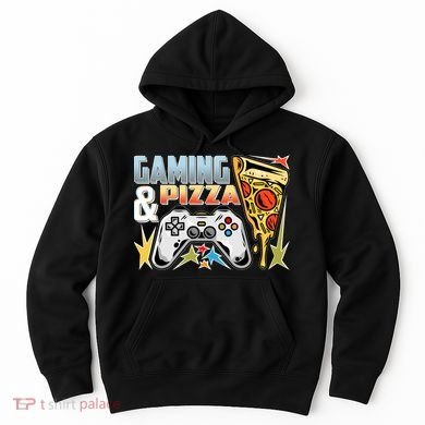 Gaming And Pizza Lover Fan Hoodie