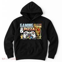 Gaming And Pizza Lover Fan Hoodie thumb 0